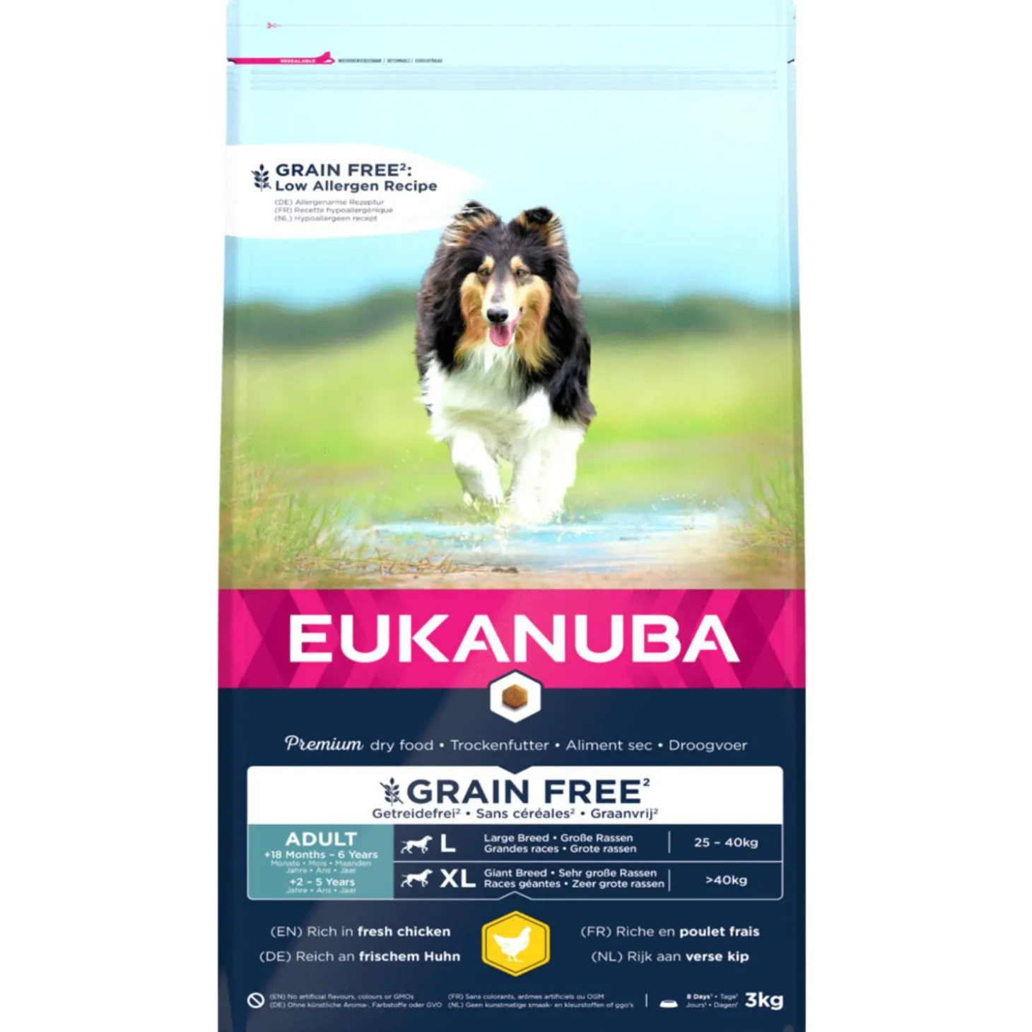 Eukanuba Adult Large Grain Free Kip - Hondenvoer