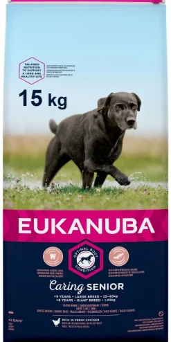 Eukanuba Caring Senior Large Breed Kip - Hondenvoer