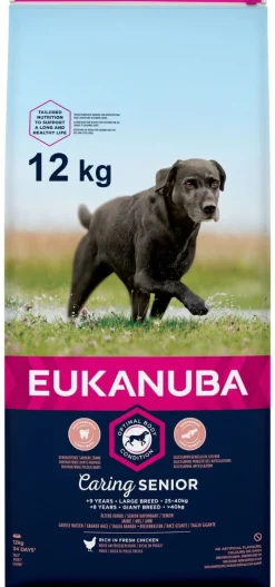 Eukanuba Caring Senior Large Breed Kip - Hondenvoer