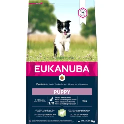 Eukanuba Puppy Small & Medium Breed Lam - Puppy-Hondenvoer