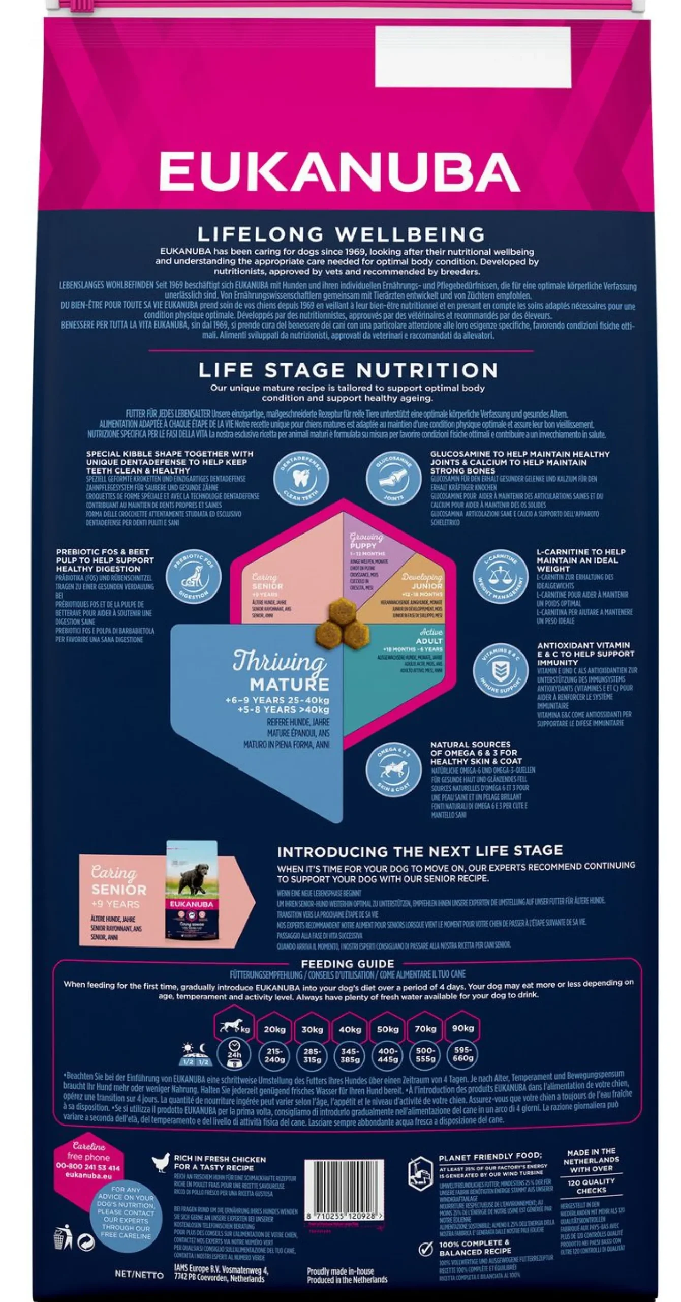 Eukanuba Thriving Mature Large Breed - Hondenvoer - Kip 15 kg