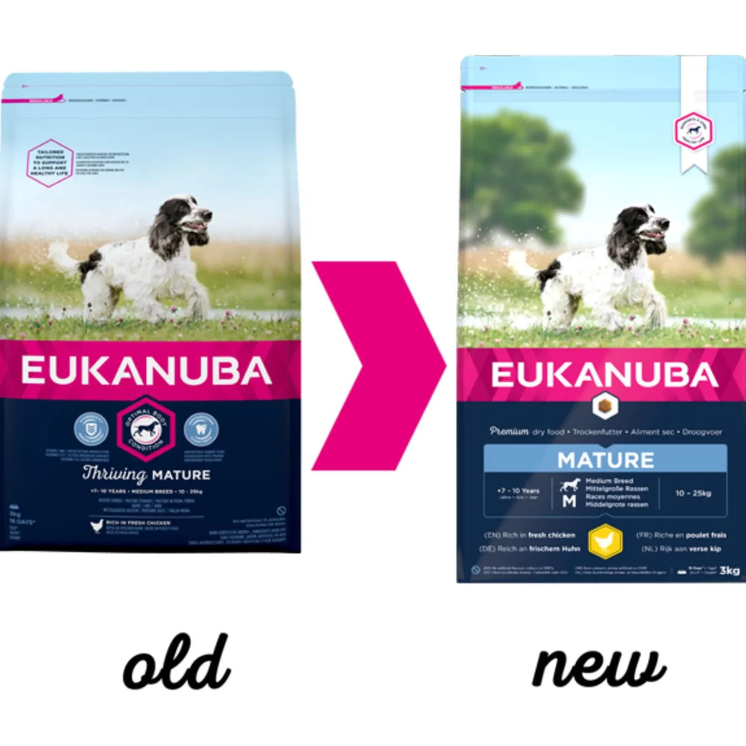Eukanuba Thriving Mature Medium Breed Kip - Hondenvoer