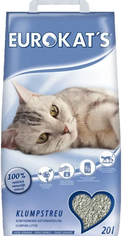 Eurokats Nature Blauw - Kattenbakvulling - 20 l