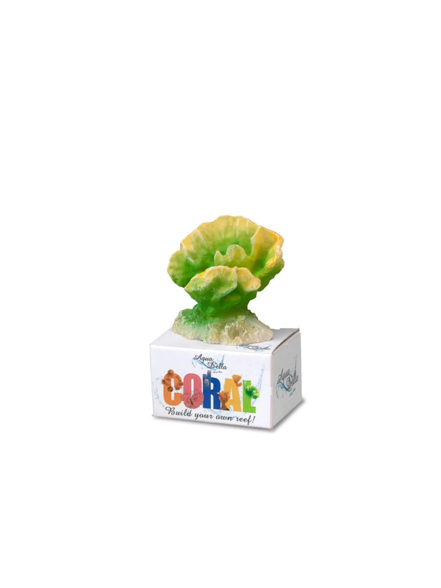 Europet Bernina Decor Koraal S - Aquarium - Ornament - 9x6.5x5 cm Groen Geel