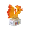 Europet Bernina Decor Koraal L - Aquarium - Ornament - 16x15x8 cm Geel Oranje