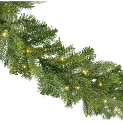 Everlands Guirlande Grandis - Kerstversiering - Ø20x270 cm Groen 80 Led