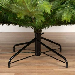 Everlands Kunstkerstboom Grandis Fir - Kerstboom - Ø162x240 cm Groen Warm Wit 700