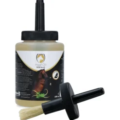 Excellent Hoef Olie Natural Met Borstel - Hoefverzorging - 500 ml Met Borstel