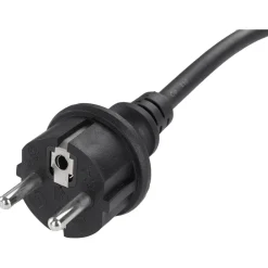 Exin Stekkerdoos 4-Voudig Swd - Elektra - 3 m Zwart Spatwaterdicht