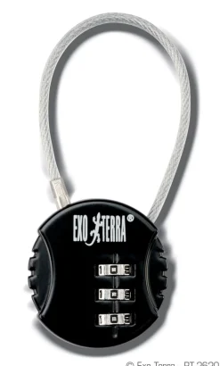 Exo Terra Cijferslot Metaal Lock - Accessoires - Zwart per stuk