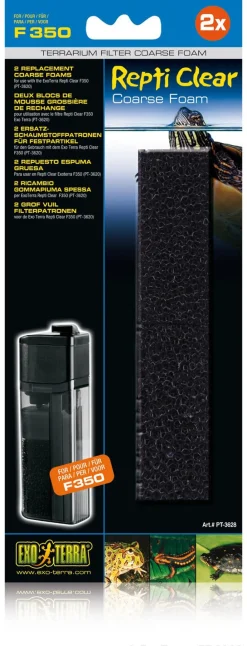 Exo Terra Foampatroon Repti Clear F350 - Filters - 2 stuks Medium