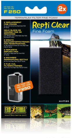 Exo Terra Foampatroon Repti Clear F250 - Filters - 2 stuks Fijn