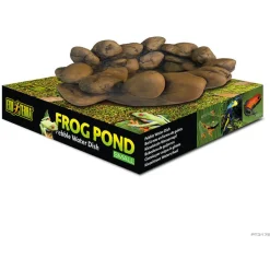 Exo Terra Frog Kiezelsteen Waterschaal - Drinkbak - 5.5x14.5x13 cm 75 ml S