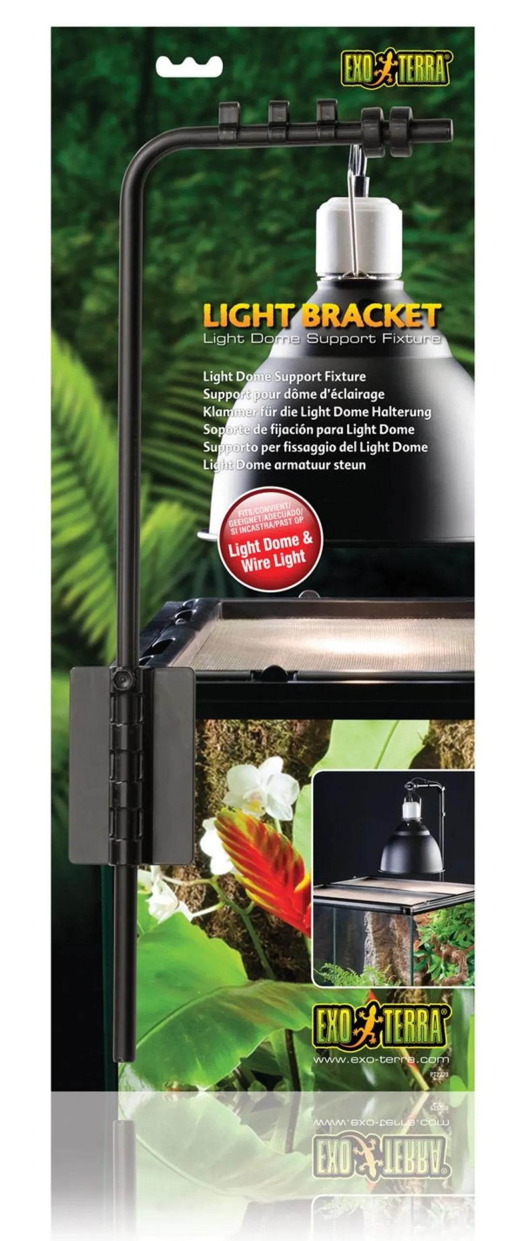 Exo Terra Light Bracket Armatuursteun L - Verlichting - 21.5x54 cm Zwart