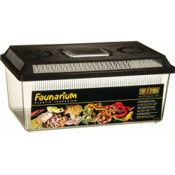 Exo Terra Terrarium Faunarium M Laag Zwart - Terraria