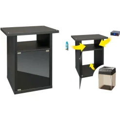 Exo Terra Terrariumkast - Terraria - 45x45x70 cm Zwart