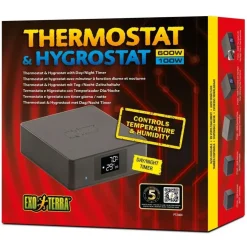 Exo Terra Thermostaat & Hygrostaat Met Timer - Verwarming - 600 Watt