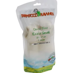 Farm Food Rawhide Dental Bone Rund - Hondensnacks