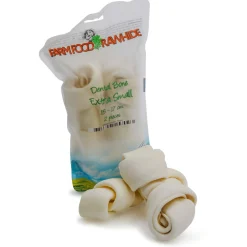 Farm Food Rawhide Dental Bone Rund - Hondensnacks