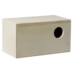 Fauna Broedkastje Gouldamadine Opening 35 Mm - Vogelbroedbenodigheden - 19x10.5x10.5 cm Houtkleur