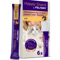 Feliway Happy Snack - Kattensnack - Kip 15 g 6 stuks Voor Katten Vanaf 12 Weken