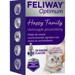 Feliway Optimum Navulling - Anti stressmiddel - 48 ml Kat
