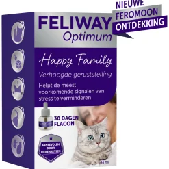 Feliway Optimum Navulling - Anti stressmiddel - 48 ml Kat