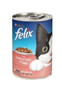 Felix Blik Gelei - Kattenvoer - Zalm Tonijn 400 g