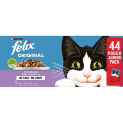 Felix Multibox Original Mix Selectie In Gelei - Kattenvoer - 44x85 g