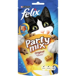 Felix Party Mix Original - Kattensnack - Vlees 60 g