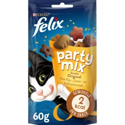 Felix Partymix Original - Kattensnack - Mix 60 g
