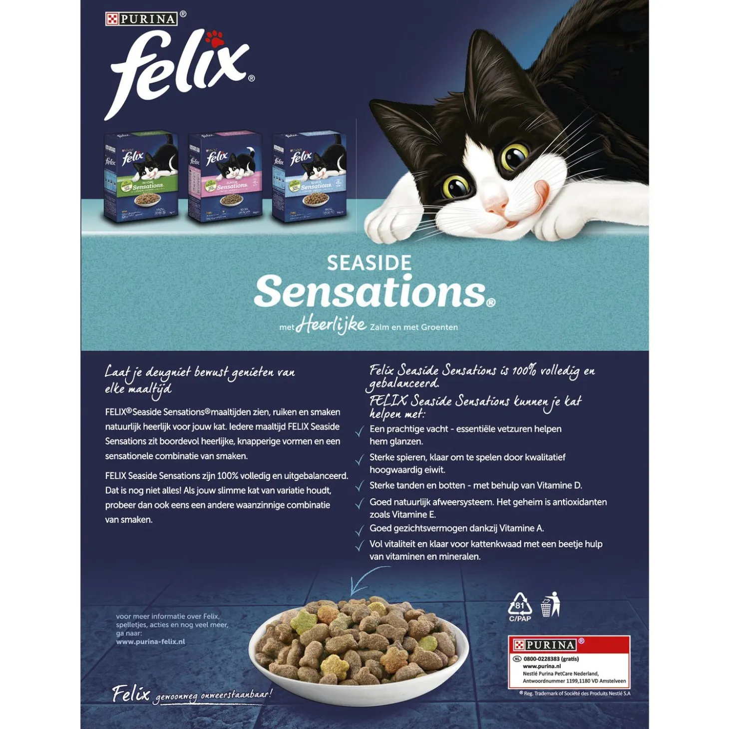 Felix Seaside Sensations - Kattenvoer - 1 kg