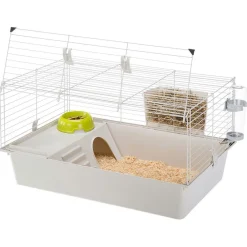 Ferplast Caviakooi Cavie 80 - Dierenverblijf - 79x49x38.5 cm Grijs