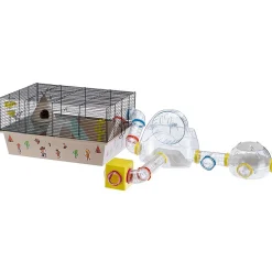 Ferplast Hamster Woonruimte Lab - Dierenverblijf - 22.5x20.7x14.3 cm Transparant