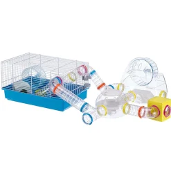 Ferplast Hamster Woonruimte Lab - Dierenverblijf - 22.5x20.7x14.3 cm Transparant
