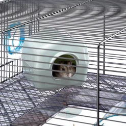 Ferplast Hamsterkooi Favola - Dierenverblijf - 60x36.5x30 cm Zwart