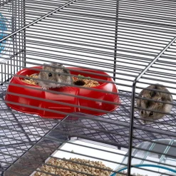 Ferplast Hamsterkooi Favola - Dierenverblijf - 60x36.5x30 cm Zwart