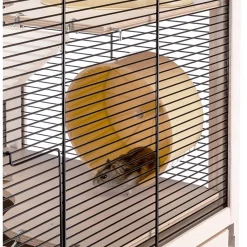 Ferplast Hamsterkooi Hamsterville - Dierenverblijf - 60x34x49 cm Houtkleur