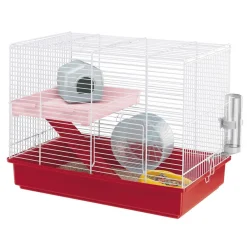 Ferplast Hamsterkooi Hamster Duo - Dierenverblijf - 46x29.5x37.5 cm Groen