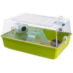 Ferplast Hamsterkooi Mini Duna Kompleet - Dierenverblijf - 55x39x27 cm Assorti