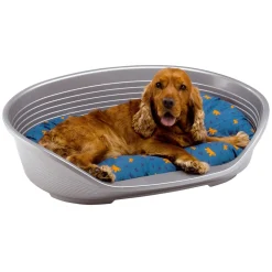 Ferplast Hondenbed Plastic Deluxe Grijs - Hondenmand