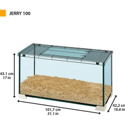 Ferplast Knaagdierenkooi Jerry 100 - Dierenverblijf - 101.7x42.2x43.1 cm