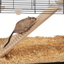 Ferplast Knaagdierenkooi Karat 60 Zwart&Transparant - Dierenverblijf