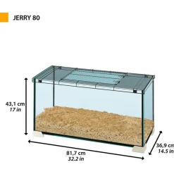Ferplast Knaagdierenkooi Jerry 80 - Dierenverblijf - 81.7x36.9x43.1 cm