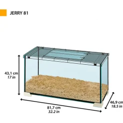 Ferplast Knaagdierenkooi Jerry 81 - Dierenverblijf - 81.7x46.9x43.1 cm