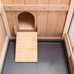 Ferplast Konijnenhok Ranch 120 Plus - Dierenverblijf - 117x69x101 cm Grijs 120