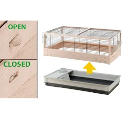 Ferplast Konijnenkooi Arena 120 - Dierenverblijf - 125x64.5x51 cm