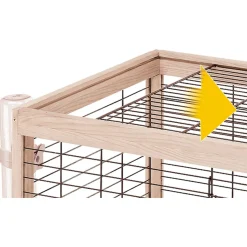 Ferplast Konijnenkooi Arena 120 - Dierenverblijf - 125x64.5x51 cm