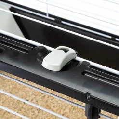 Ferplast Konijnenkooi Casita 120 - Dierenverblijf - 119x58x61 cm Zwart Wit