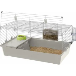 Ferplast Konijnenkooi Rabbit 100 - Dierenverblijf - 95x57x46 cm Assorti